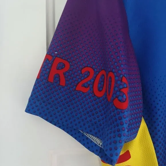 Vintage 2003 Voler Men's Cycling Jersey Color Block 3/4 Zip Eugene Oregon - Picture 5 of 11